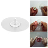 10PCS Strong Adhesive Disc Punch Free Waterproof Silicone Sticky Plate for Handle Clothes Hook Connection