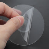 10PCS Strong Adhesive Disc Punch Free Waterproof Silicone Sticky Plate for Handle Clothes Hook Connection