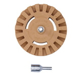 Rubber Eraser Wheel Adhesive Pinstripe Removal Tool for Paint Chrome Windows Metal Finishes Cars