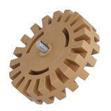 Rubber Eraser Wheel Adhesive Pinstripe Removal Tool for Paint Chrome Windows Metal Finishes Cars