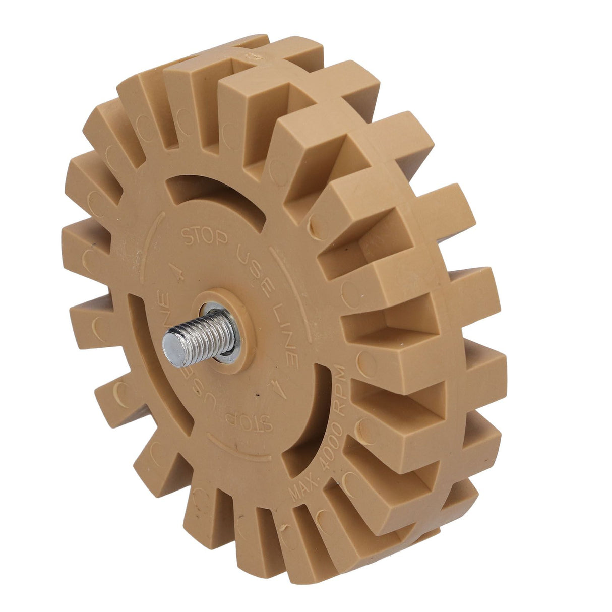 Rubber Eraser Wheel Adhesive Pinstripe Removal Tool for Paint Chrome Windows Metal Finishes Cars