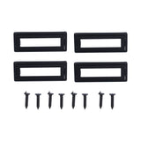 Door Drawer Handle Zinc Alloy Recessed Finger Pulls for Sliding Cabinets Drawers Doors