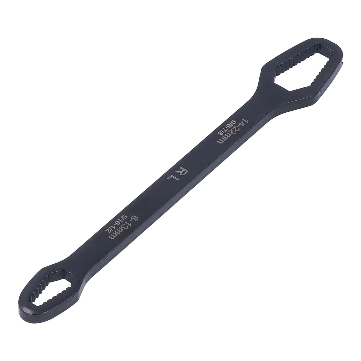 Multifunctional Self Tightening Universal Wrench 8‑22mm High Hardness Double Ended WrenchBlack