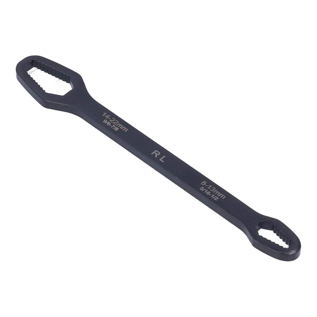 Multifunctional Self Tightening Universal Wrench 8‑22mm High Hardness Double Ended WrenchBlack