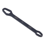 Multifunctional Self Tightening Universal Wrench 8‑22mm High Hardness Double Ended WrenchBlack
