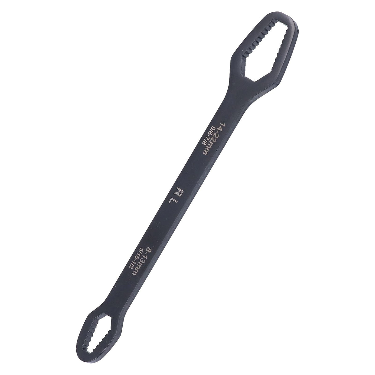 Multifunctional Self Tightening Universal Wrench 8‑22mm High Hardness Double Ended WrenchBlack