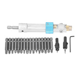 20Pcs/Set Countersink Drill Bit High Speed Steel Screwdriver Bits Screw Driver Converter Hand Tool Repair Set