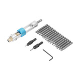 20Pcs/Set Countersink Drill Bit High Speed Steel Screwdriver Bits Screw Driver Converter Hand Tool Repair Set