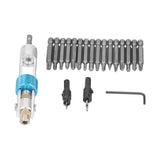 20Pcs/Set Countersink Drill Bit High Speed Steel Screwdriver Bits Screw Driver Converter Hand Tool Repair Set