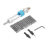 20Pcs/Set Countersink Drill Bit High Speed Steel Screwdriver Bits Screw Driver Converter Hand Tool Repair Set - Extra Image
