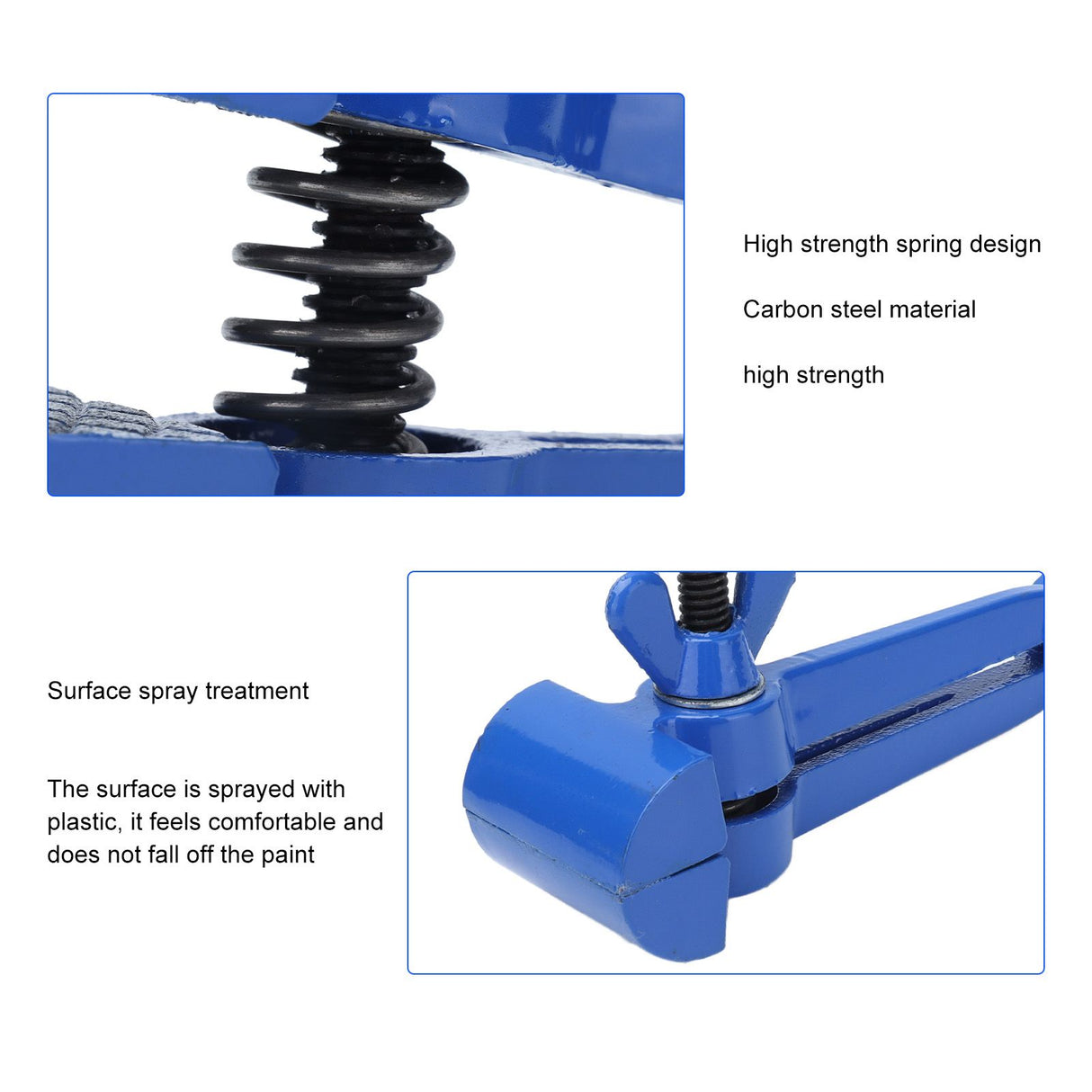 50mm Mini Hand Vise Hand Holding Clamping Pliers Cast Steel Hand Vice for Machinist Locking Cutting