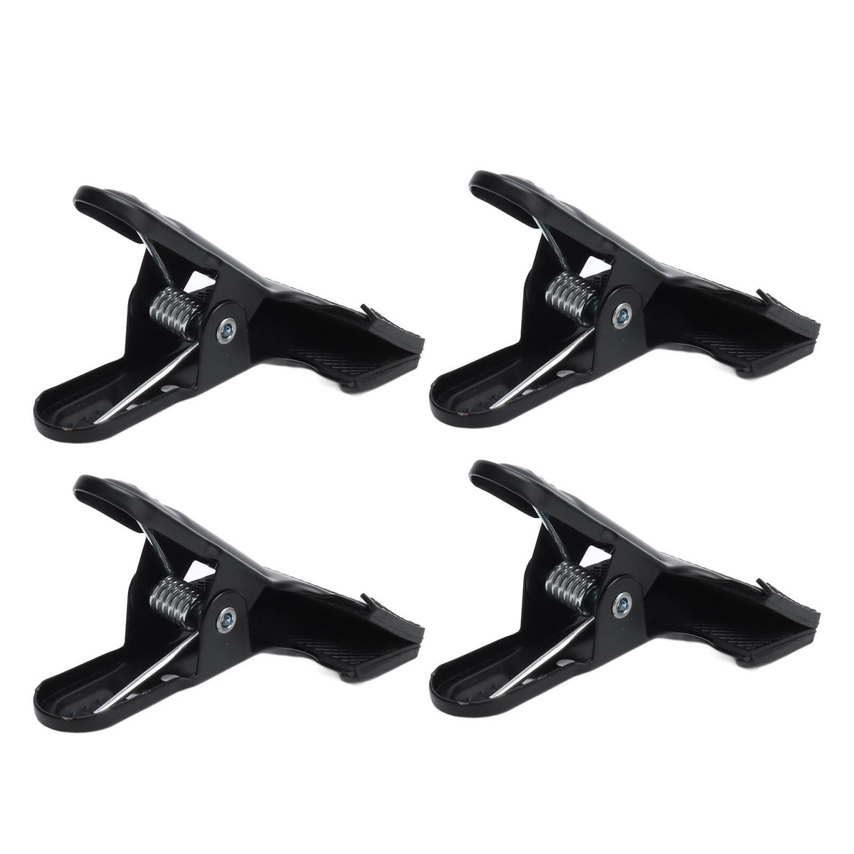 4pcs Woodworking A Clip Heavy Duty Anti Slip Metal Wide Mouth Spring Clamps for Photography Backdrops