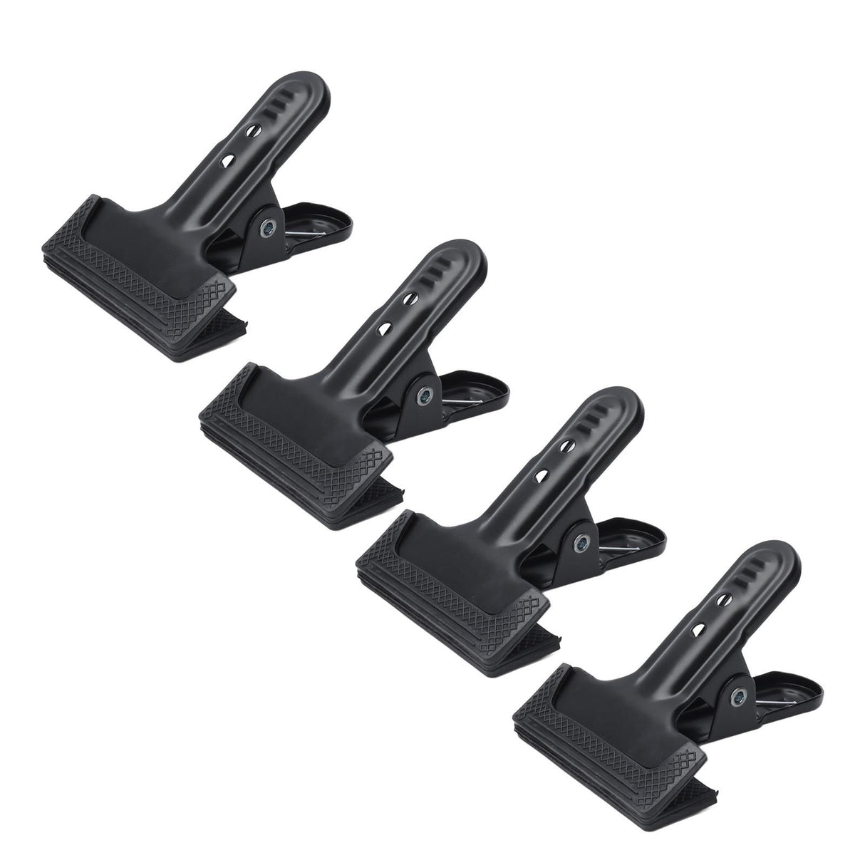 4pcs Woodworking A Clip Heavy Duty Anti Slip Metal Wide Mouth Spring Clamps for Photography Backdrops