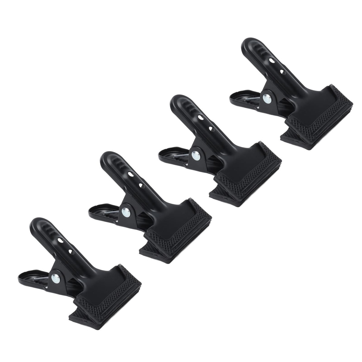 4pcs Woodworking A Clip Heavy Duty Anti Slip Metal Wide Mouth Spring Clamps for Photography Backdrops