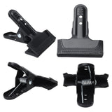 4pcs Woodworking A Clip Heavy Duty Anti Slip Metal Wide Mouth Spring Clamps for Photography Backdrops