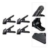 4pcs Woodworking A Clip Heavy Duty Anti Slip Metal Wide Mouth Spring Clamps for Photography Backdrops