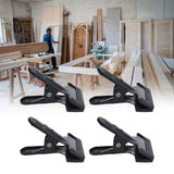 4pcs Woodworking A Clip Heavy Duty Anti Slip Metal Wide Mouth Spring Clamps for Photography Backdrops - Extra Image
