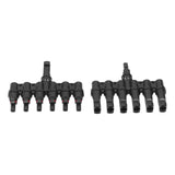 1 to 6 Branch Connector 6 Way Solar Panel Branch Connector Waterproof Male Female Cable Connector