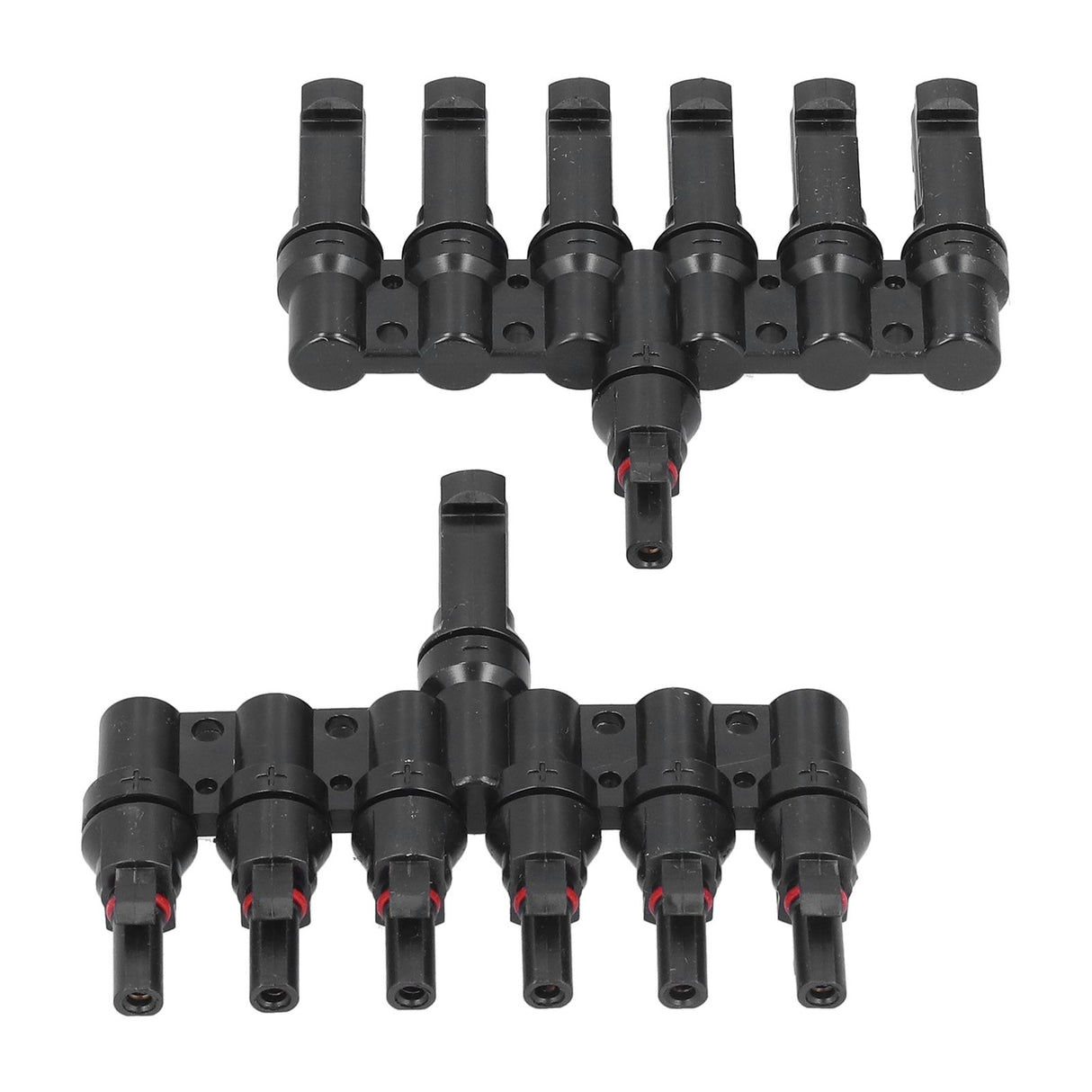 1 to 6 Branch Connector 6 Way Solar Panel Branch Connector Waterproof Male Female Cable Connector