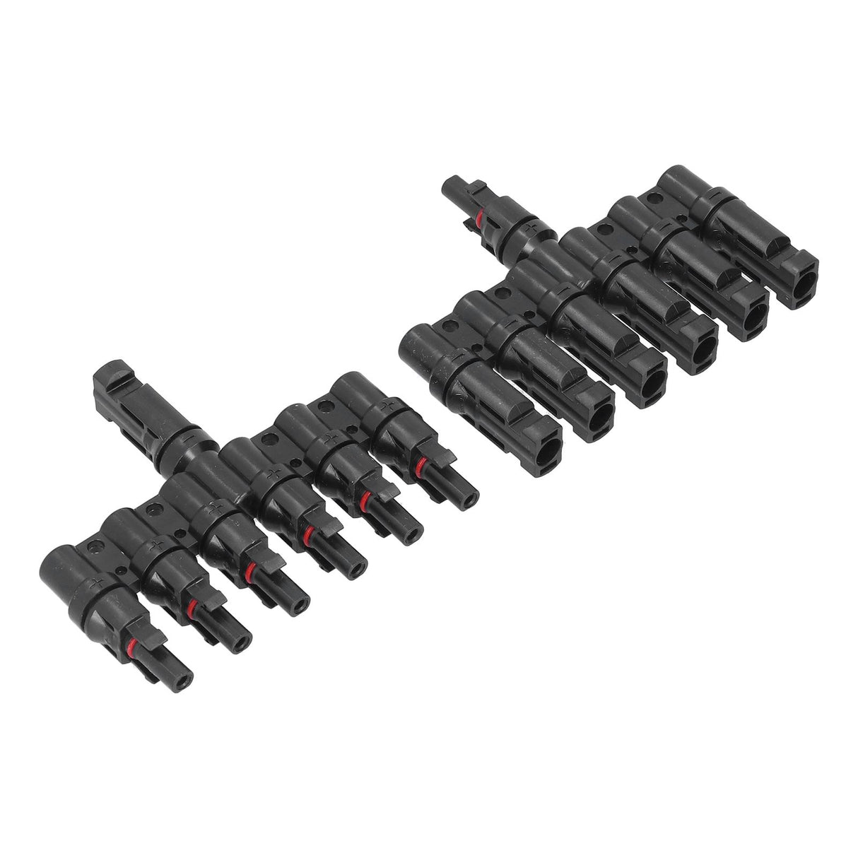 1 to 6 Branch Connector 6 Way Solar Panel Branch Connector Waterproof Male Female Cable Connector