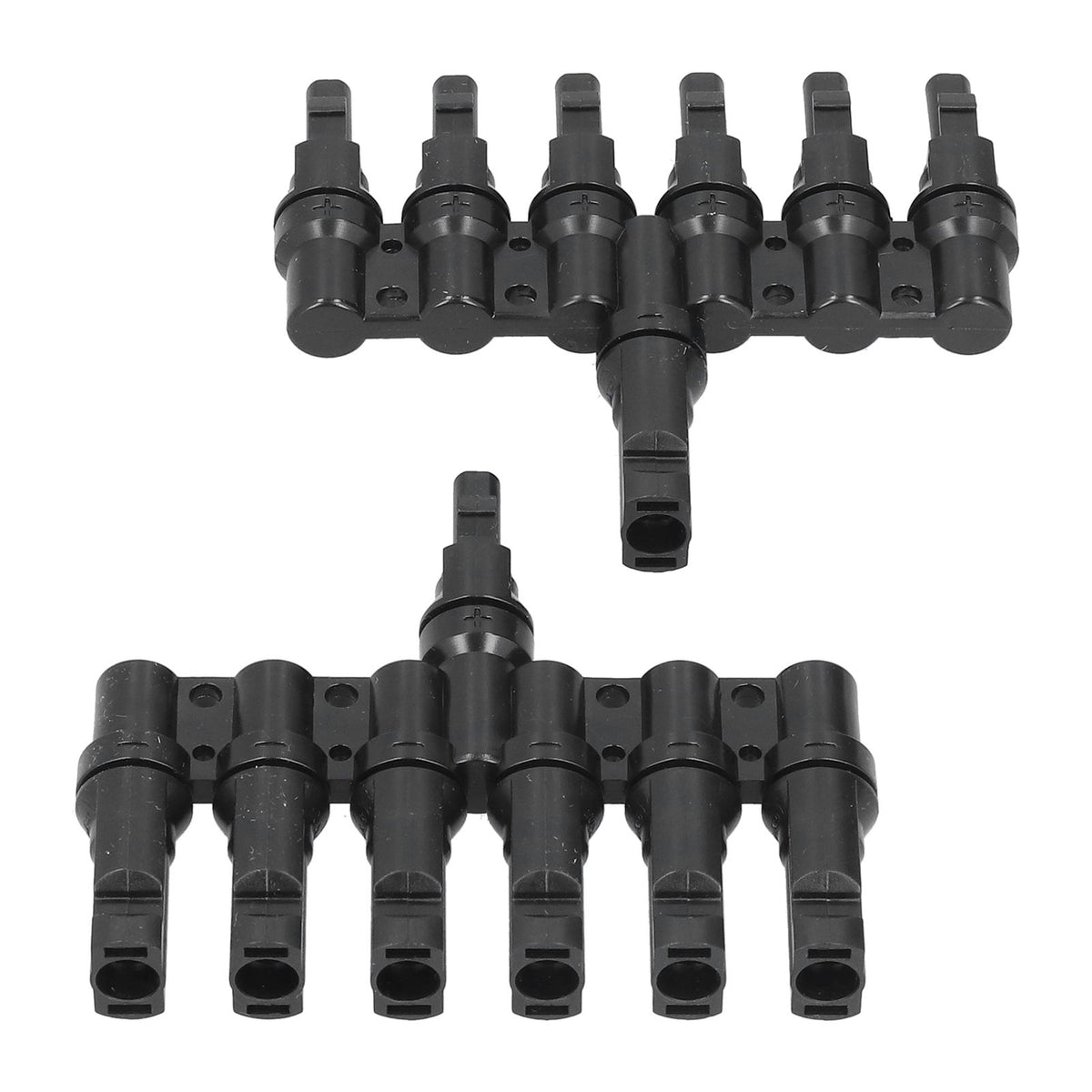 1 to 6 Branch Connector 6 Way Solar Panel Branch Connector Waterproof Male Female Cable Connector