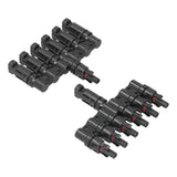 1 to 6 Branch Connector 6 Way Solar Panel Branch Connector Waterproof Male Female Cable Connector