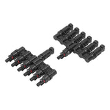 1 to 6 Branch Connector 6 Way Solar Panel Branch Connector Waterproof Male Female Cable Connector