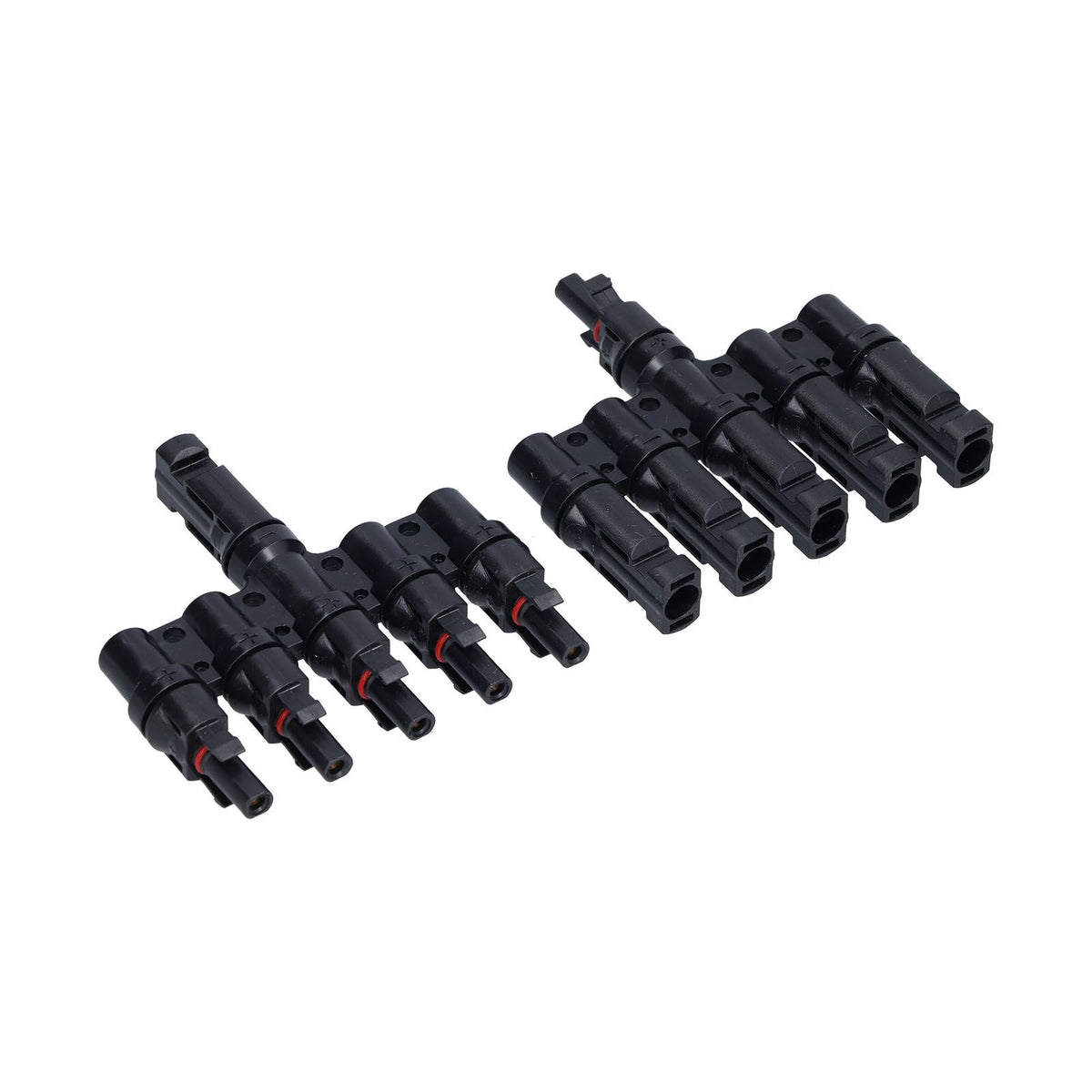1 to 5 Branch Connector 5 Way Solar Panel Cable Branch Connector IP67 Waterproof Male Female Connector