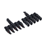 1 to 5 Branch Connector 5 Way Solar Panel Cable Branch Connector IP67 Waterproof Male Female Connector