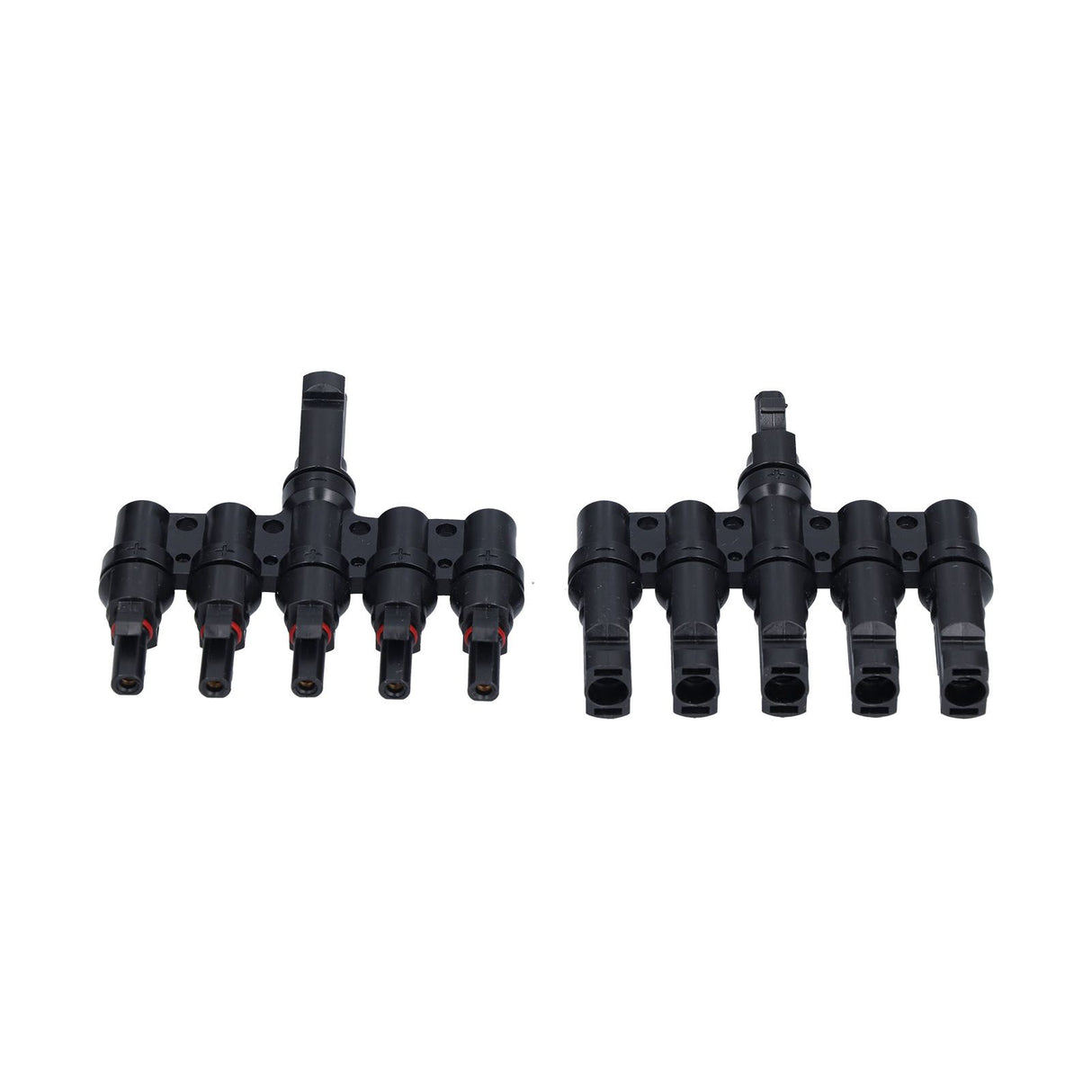 1 to 5 Branch Connector 5 Way Solar Panel Cable Branch Connector IP67 Waterproof Male Female Connector