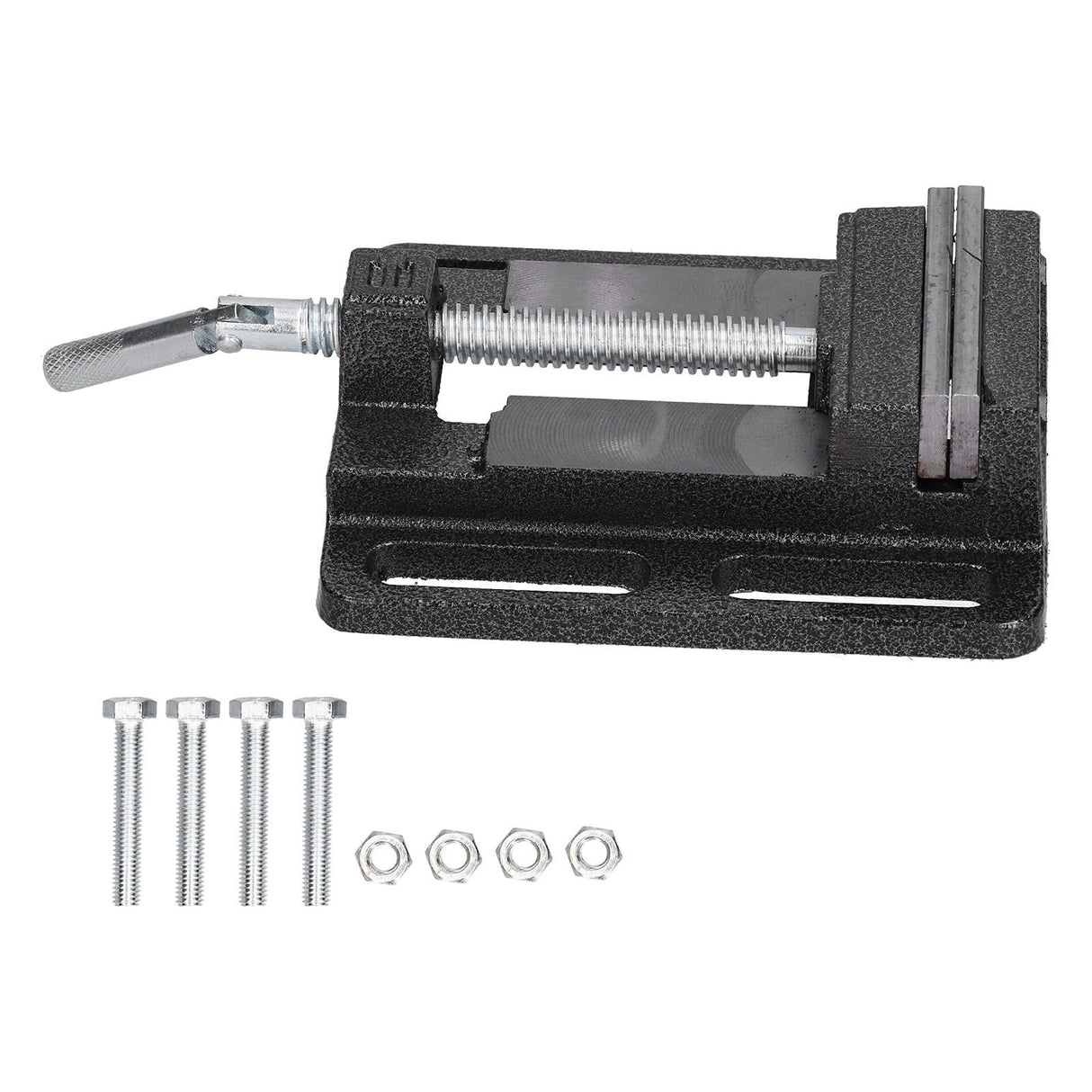 Flat Drill Press Vise American Style Accurate Mini Bench Vise for Home Mechanical Maintenance