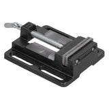 Flat Drill Press Vise American Style Accurate Mini Bench Vise for Home Mechanical Maintenance - Rear View