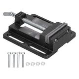 Flat Drill Press Vise American Style Accurate Mini Bench Vise for Home Mechanical Maintenance