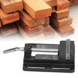 Flat Drill Press Vise American Style Accurate Mini Bench Vise for Home Mechanical Maintenance