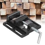 Flat Drill Press Vise American Style Accurate Mini Bench Vise for Home Mechanical Maintenance