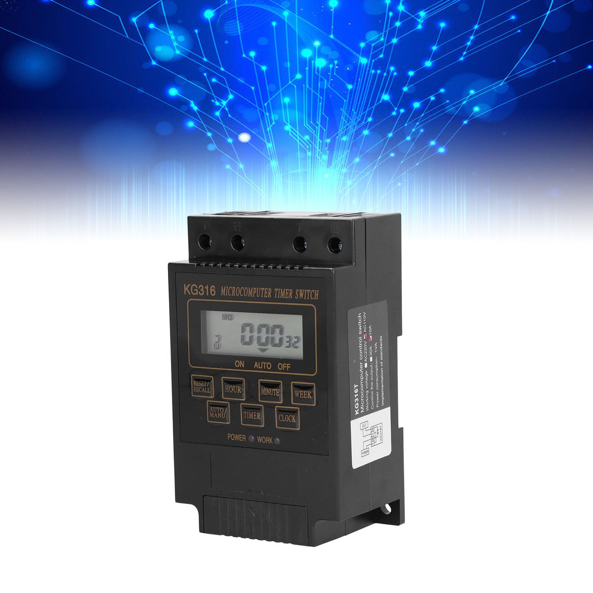 110V Timer Switch Kg316t Automatic Timing Controller 10A for Outdoor Street Lamp Power