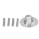 Yoga Hammock Hook Stainless Steel Swing Hook Punch Bag Ceiling Hook with Expansion Bolt for Gym - Top-Down View