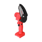 Mini Chainsaw Rechargeable Cordless Electric Chainsaw Wood Cutting Pruning Chain Saw for Garden - Side View