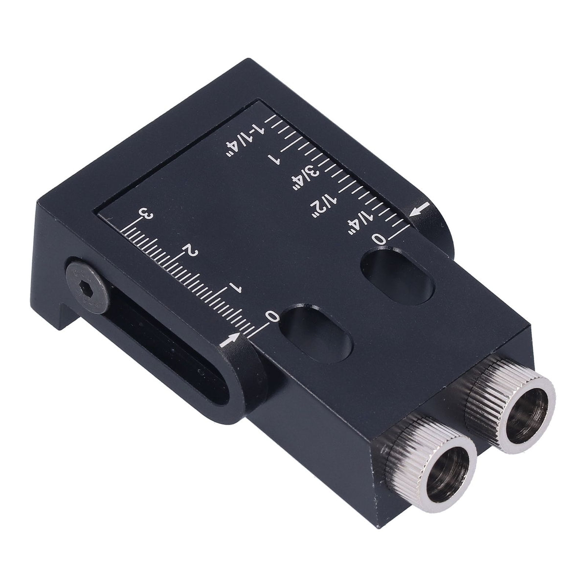 Oblique Hole Locator 15° Pocket Slant Holes Jig Kit Woodworking Positioner with Drill Bits