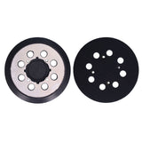 5in Polisher Backing Plate 8‑Hole Black Aluminum Alloy for Electric Sander Finishing Buffing - Extra Image