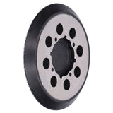 5in Polisher Backing Plate 8‑Hole Black Aluminum Alloy for Electric Sander Finishing Buffing