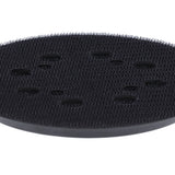 5in Polisher Backing Plate 8‑Hole Black Aluminum Alloy for Electric Sander Finishing Buffing