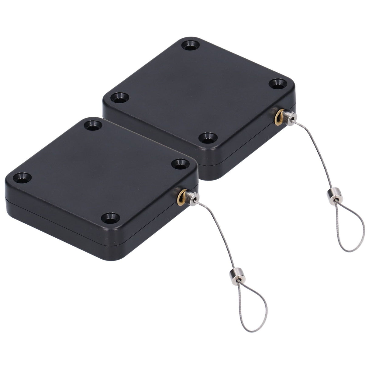 2Pcs Automatic Door Closer Punch Free Multifunctional 800G Pull Strong Tensile Force Wear Resistance Sensor Door Closer