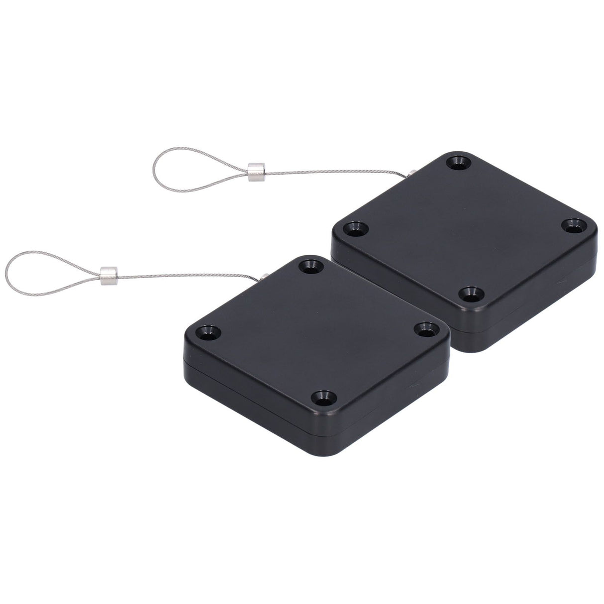 2Pcs Automatic Door Closer Punch Free Multifunctional 800G Pull Strong Tensile Force Wear Resistance Sensor Door Closer
