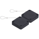 2Pcs Automatic Door Closer Punch Free Multifunctional 800G Pull Strong Tensile Force Wear Resistance Sensor Door Closer