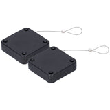 2Pcs Automatic Door Closer Punch Free Multifunctional 800G Pull Strong Tensile Force Wear Resistance Sensor Door Closer