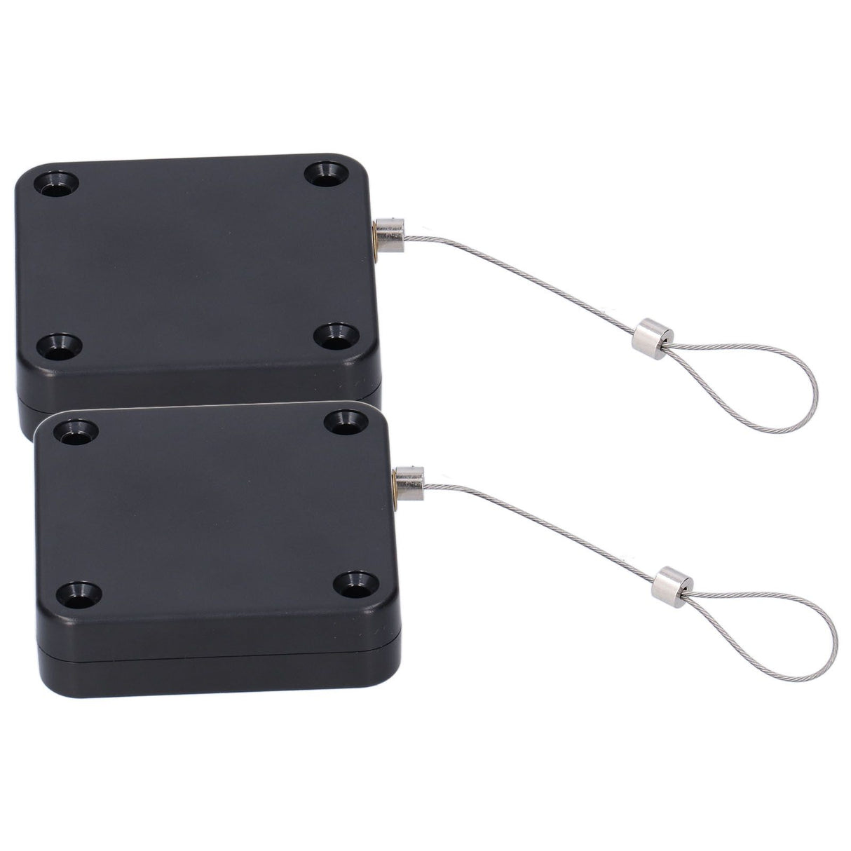 2Pcs Automatic Door Closer Punch Free Multifunctional 800G Pull Strong Tensile Force Wear Resistance Sensor Door Closer