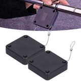 2Pcs Automatic Door Closer Punch Free Multifunctional 800G Pull Strong Tensile Force Wear Resistance Sensor Door Closer