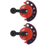 2Pcs Hole Saw Guide Adjustable Multifunctional Easy Operation Premium ABS Rubber Tile Glass Hole Saw Bit Guide - Close-Up Angle