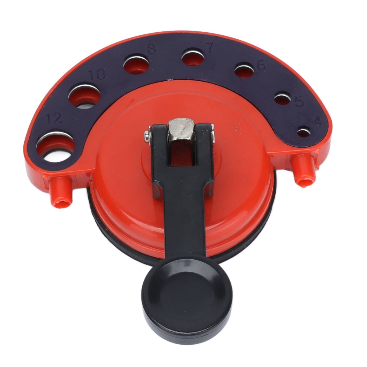 2Pcs Hole Saw Guide Adjustable Multifunctional Easy Operation Premium ABS Rubber Tile Glass Hole Saw Bit Guide